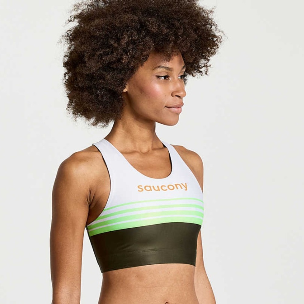 SAUCONY RUNNING CROP TOP/SPORTS BRA